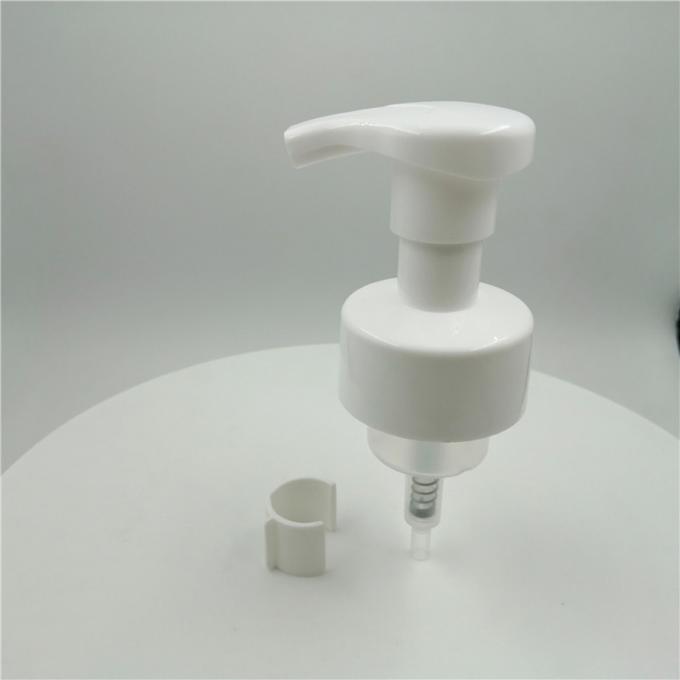 Warna Putih 30mm 3.0cc Foaming Soap Dispenser Pump Clip Lock