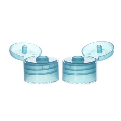 Penutupan Halus Biru 28mm Tutup Botol Flip Top Untuk Botol Kosong