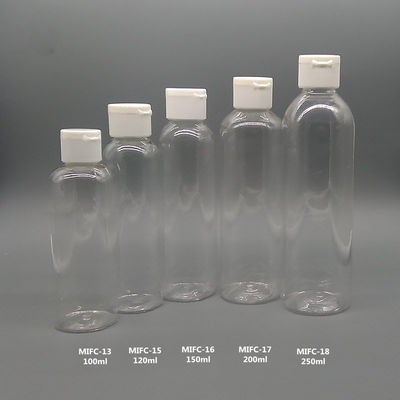30ml 60ml 100ml Botol Plastik Flip Top, Botol Plastik PET Untuk Produk Perawatan Kulit