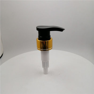 SGS Certificate 28mm Shower Dispenser Pump Dengan Penutupan Emas