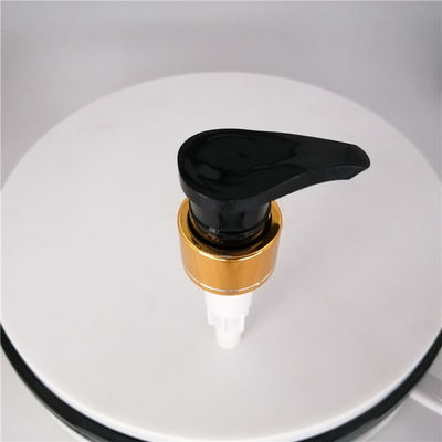 SGS Certificate 28mm Shower Dispenser Pump Dengan Penutupan Emas