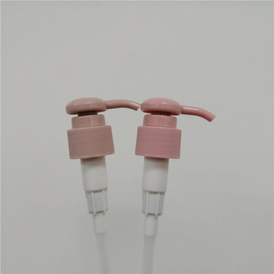 Warna Pink BPA Gratis Portabel 24mm Lotion Pump Penutupan Berusuk