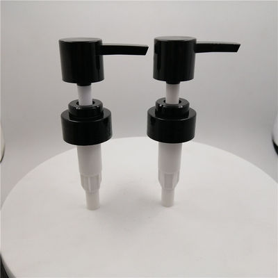 Bahan Keamanan 33 / 410mm Pompa Lotion Tanpa Udara, Pompa Dispenser Hitam 2.0ml / T