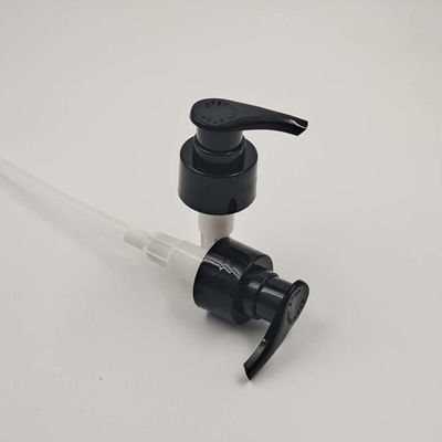 Pompa Botol Lotion Botol Plastik Hitam Dan Putih 28 / 410mm Dosis 2cc