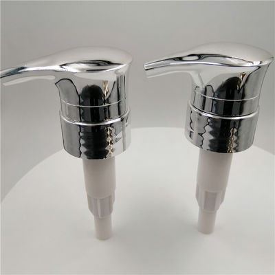 Bahan Keamanan 28mm Shampoo Dispenser Pump Electroplated