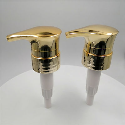 Bahan Keamanan 28mm Shampoo Dispenser Pump Electroplated