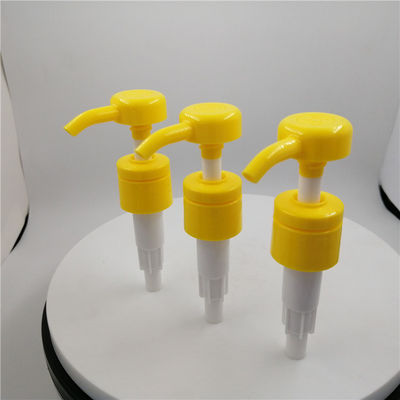 Pompa Dispenser Sabun Sabun Plastik 28mm Anti Karat Warna Kuning
