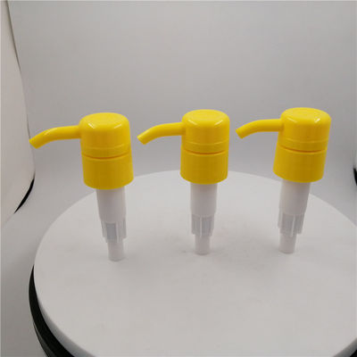 Pompa Dispenser Sabun Sabun Plastik 28mm Anti Karat Warna Kuning