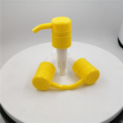 Pompa Dispenser Sabun Sabun Plastik 28mm Anti Karat Warna Kuning