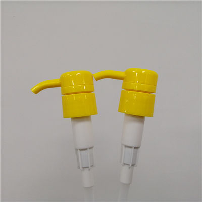 Pompa Dispenser Sabun Sabun Plastik 28mm Anti Karat Warna Kuning