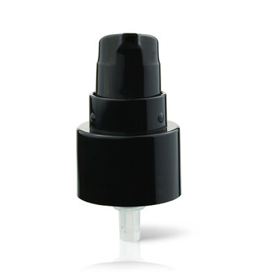Pompa Perawatan Kosmetik Hitam 18410, Pompa Lotion Pengap Dengan Overcap