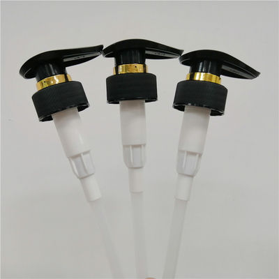Persetujuan SGS Down Locking Shampoo Dispenser Pump Dengan Cincin Emas