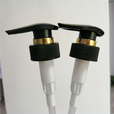Persetujuan SGS Down Locking Shampoo Dispenser Pump Dengan Cincin Emas