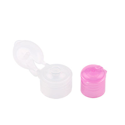 Tutup Botol Flip Top Kosmetik Multi Warna 24mm Untuk Produk Pembersih