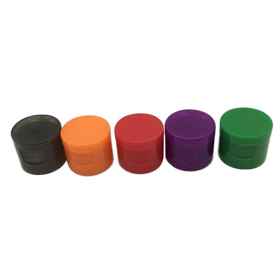 SGS 24mm Cylinder Bottle Flip Top Cap, 24410 Flip Top Cap Untuk Penutupan Botol Air Halus