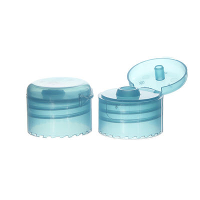 Penutupan Halus Biru 28mm Tutup Botol Flip Top Untuk Botol Kosong