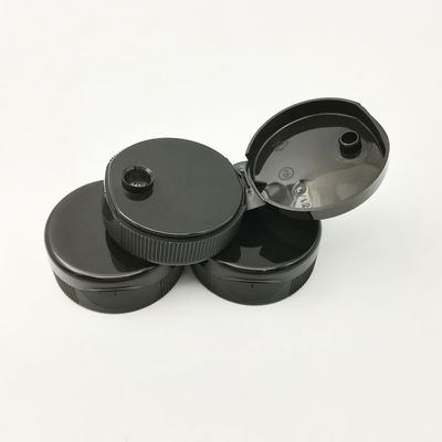 Multi Use Black Color Non Spill Flip Top Cap 28mm Untuk Botol Kosong