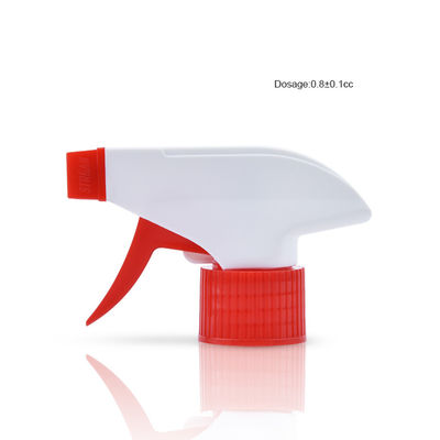 Plastik 0.8cc 28mm Trigger Sprayer Pump, Trigger Spray Nozzle PP Materia