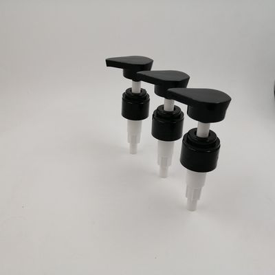 Leak Resistant 24410 Lotion Pump 28mm Black Lotion Pump Untuk Gel Mandi