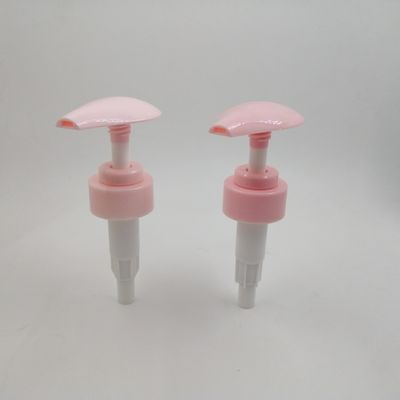 Pink SGS Approval Lotion Bottle Pump, Sanitizer Dispenser Pump Untuk Rumah Tangga