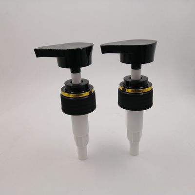 Jenis Sekrup 33mm 1.5ml / T Dosis Pompa Lotion Hitam Untuk Botol Cairan