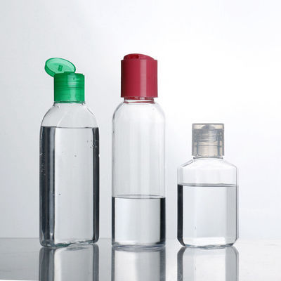 Botol Plastik Pet Kosmetik 30ml Flip Top, 24mm Flip Top Cap Portable