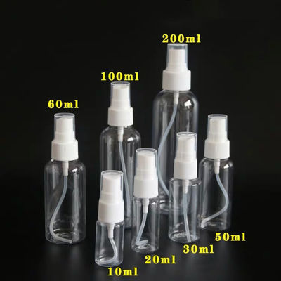 Botol Pompa Semprot Plastik Bening Isi Ulang, Botol Semprot Pompa 50ml Untuk Air Perawatan Kulit