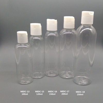 30ml 60ml 100ml Botol Plastik Flip Top, Botol Plastik PET Untuk Produk Perawatan Kulit