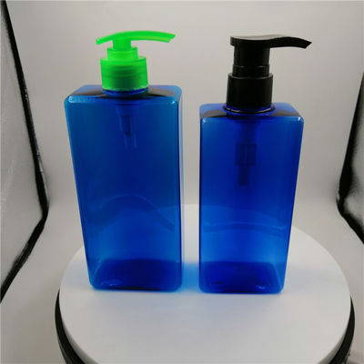 Botol Dispenser Plastik SGS 28/410 Biru Dengan Pompa Untuk Kamar Mandi