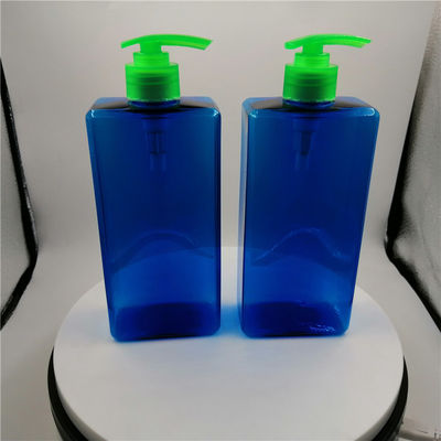 Botol Dispenser Plastik SGS 28/410 Biru Dengan Pompa Untuk Kamar Mandi