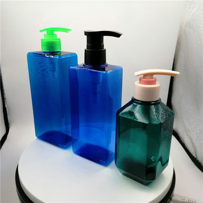 Botol Dispenser Plastik SGS 28/410 Biru Dengan Pompa Untuk Kamar Mandi