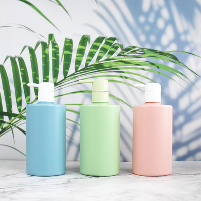 500ml HDPE botol kosmetik cuci tangan Botol Susu Tubuh botol plastik kosong untuk sampo dan kondisioner
